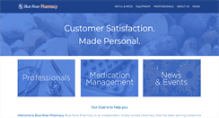 Desktop Screenshot of blueriverpharmacy.com